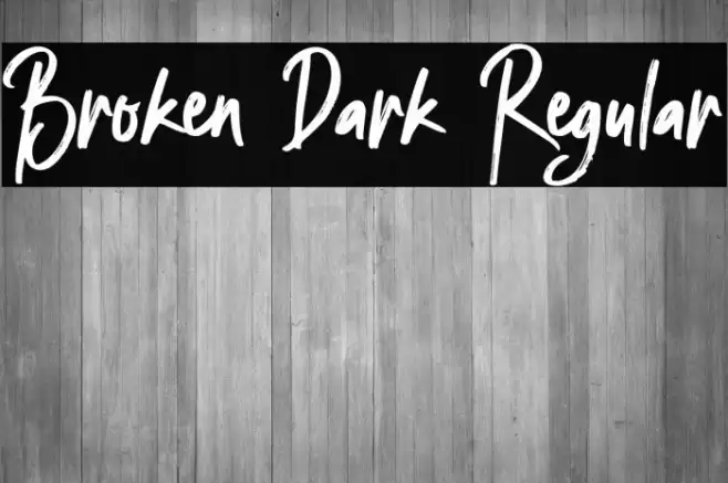 Broken Dark Regular  examples
