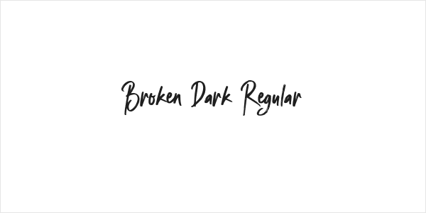 Broken Dark Regular Logo