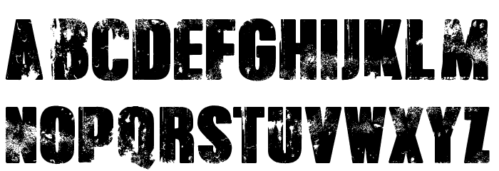 Broken Detroit(RUS BY LYAJKA) Font LOWERCASE