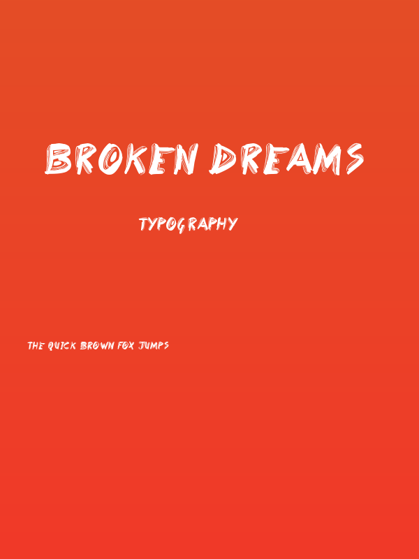 Broken Dreams Poster