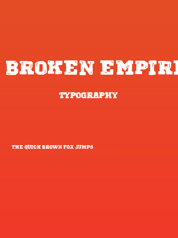 Broken Empire Poster