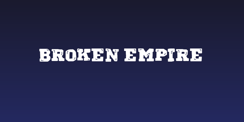 Broken Empire Social Header