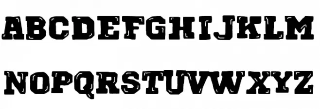 Broken Empire خط أحرف صغيرة