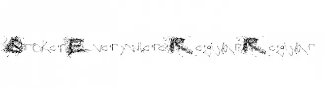 Broken Everywhere Regular Regular  Free Fonts Download