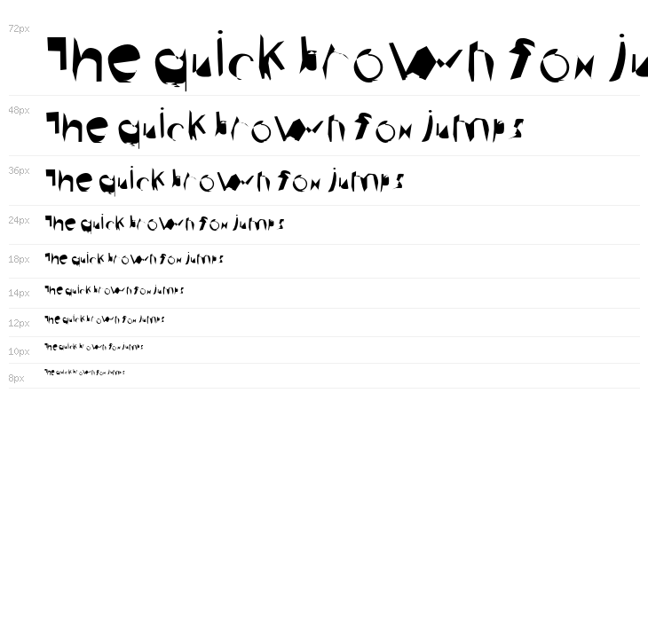 Broken Extended Waterfall