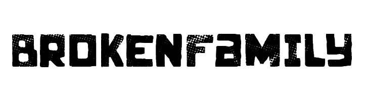 Broken Family Font
