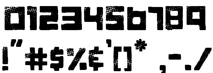 Broken Family Font OTHER CHARS