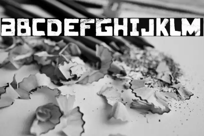 Broken Family Font examples