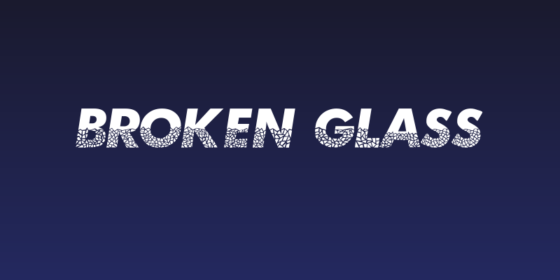 Broken Glass Social Header