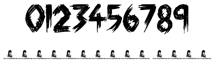Broken Ground Font OTHER CHARS
