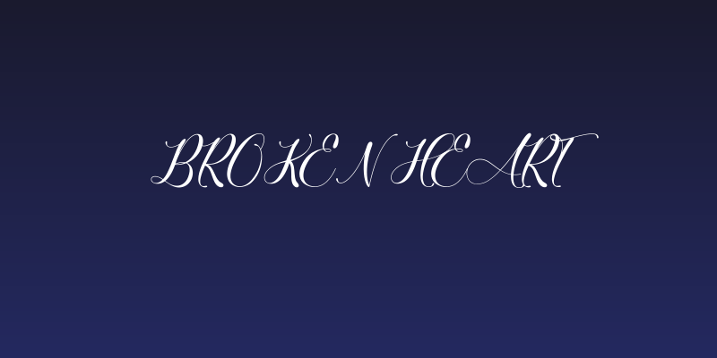 Broken Heart Social Header