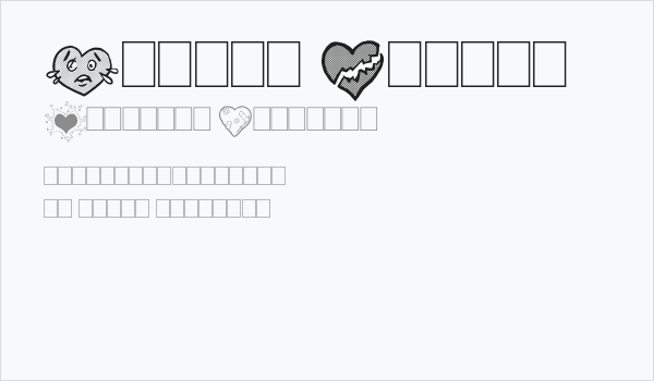 Broken Hearts Business Card