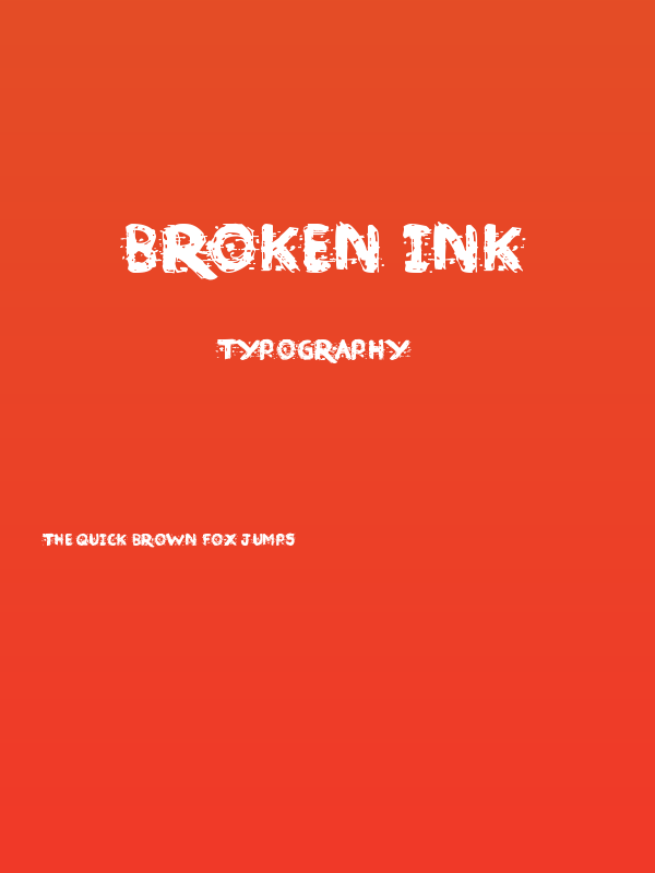 Broken Ink Poster