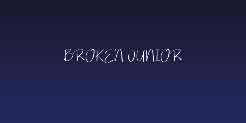 Broken Junior Social Header
