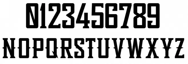 Broken Knight Font OTHER CHARS