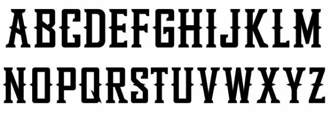 Broken Knight फ़ॉन्ट लोअरकेस