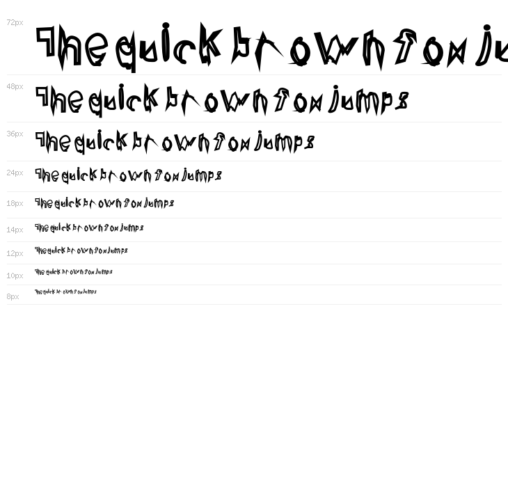 Broken Lamp Condensed Waterfall