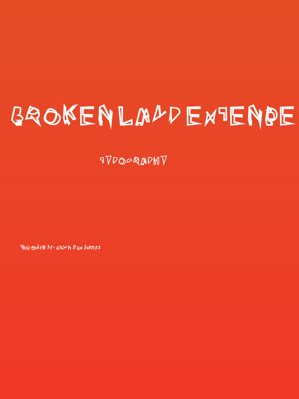 Broken Lamp Extended Poster