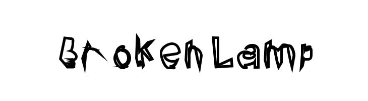 Broken Lamp  免费字体下载