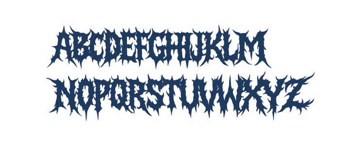 Broken Memories Regular Uppercase