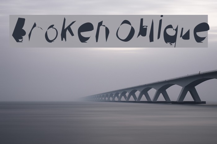 Broken Oblique Example 1