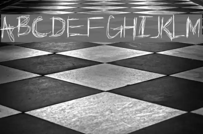 Broken Phone Nails Font examples