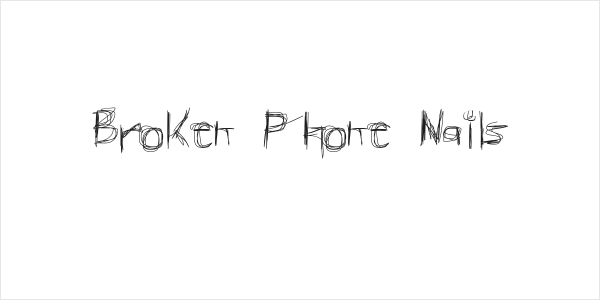 Broken Phone Nails Logo