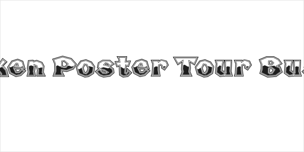 Broken Poster Tour Busted Logo