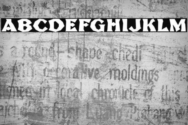 Broken Poster Font examples