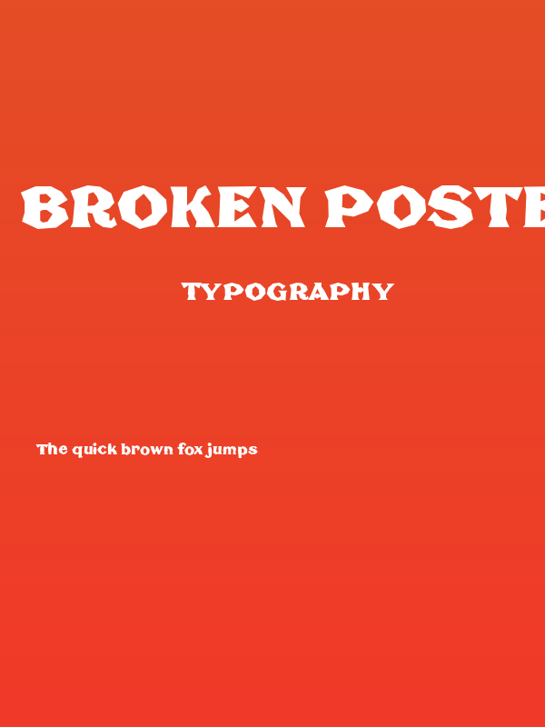 Broken Poster Poster