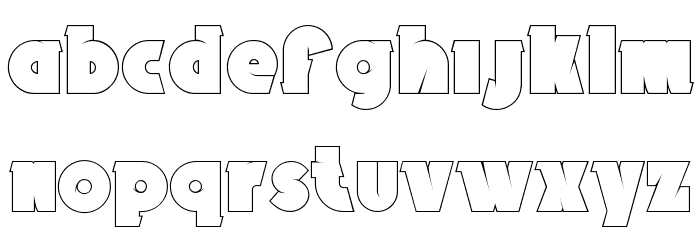 Broken Records 33 Font LOWERCASE