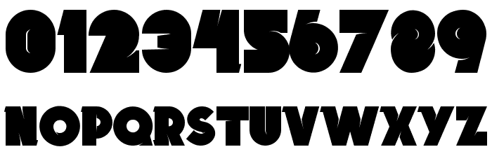 Broken Records 45 Font OTHER CHARS