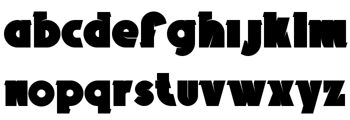 Broken Records 45 Font LOWERCASE