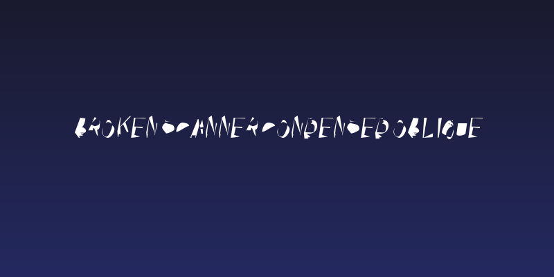 Broken Scanner Condensed Oblique Social Header
