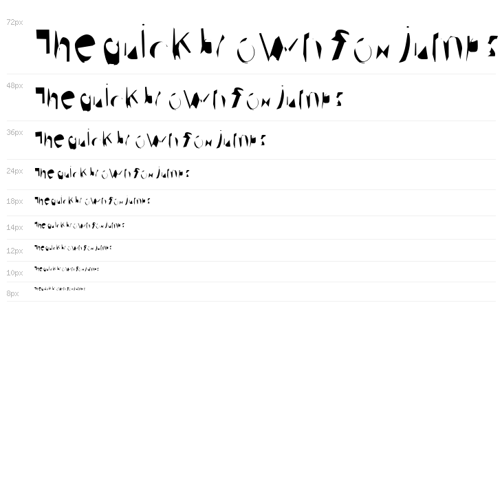 Broken Scanner Condensed Waterfall