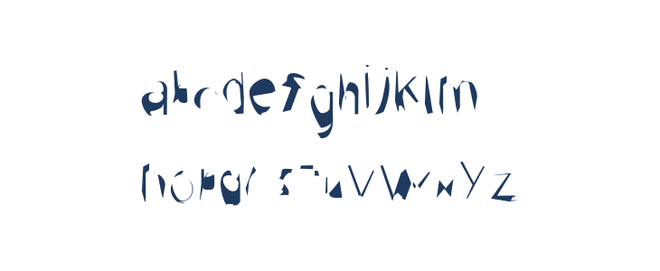 Broken Scanner Condensed Lowercase