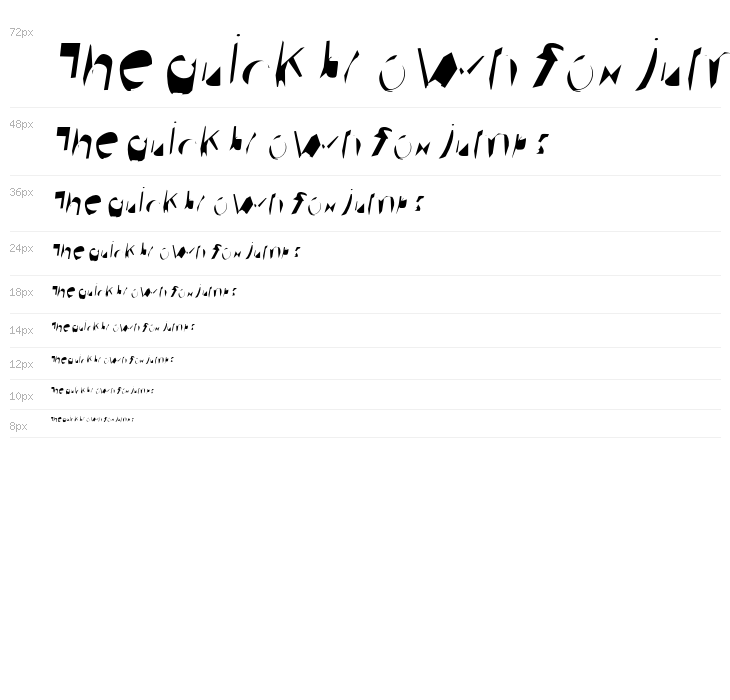 Broken Scanner Oblique Waterfall