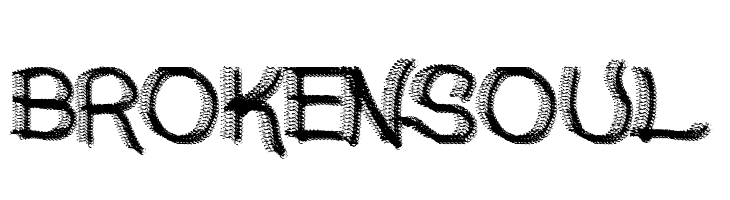 Broken Soul  Frei Schriftart Herunterladen