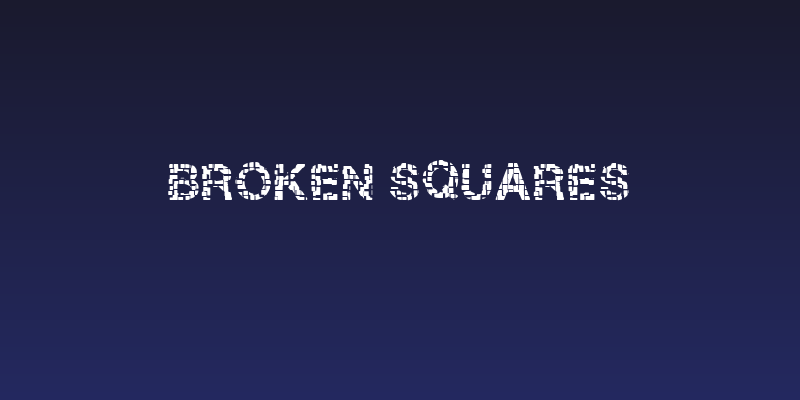 Broken Squares Social Header