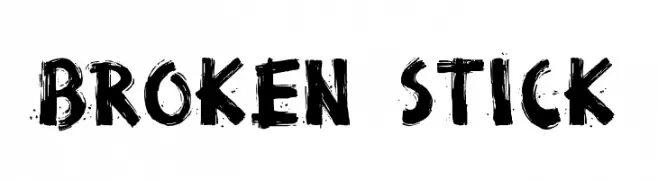 Broken Stick  Frei Schriftart Herunterladen