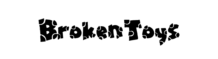 Broken Toys  Frei Schriftart Herunterladen
