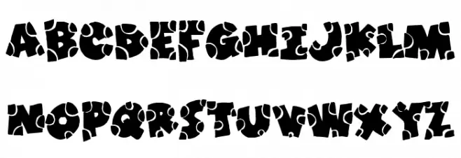 Broken Toys Schriftart Groß