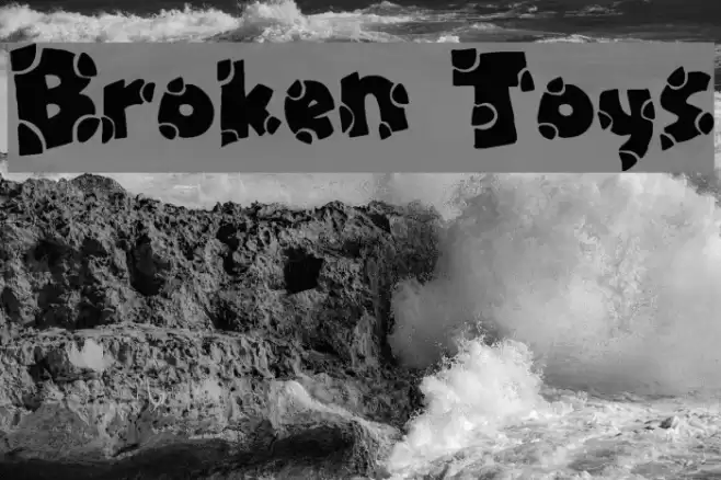 Broken Toys Font examples