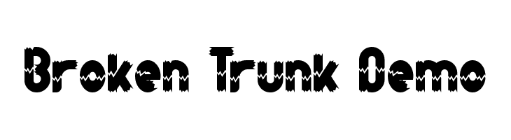 Broken Trunk Demo  baixar fontes gratis