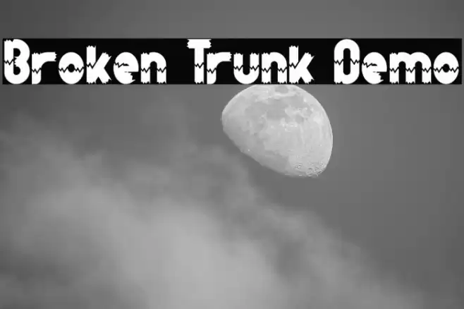 Broken Trunk Demo خط examples