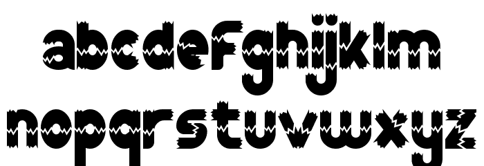 Broken Trunk Demo Font LOWERCASE