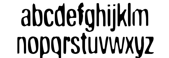 Broken Wing Font LOWERCASE
