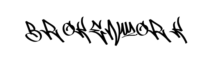 Broken Work  Скачать бесплатные шрифты