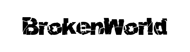 Broken World  नि: शुल्क फ़ॉन्ट्स डाउनलोड