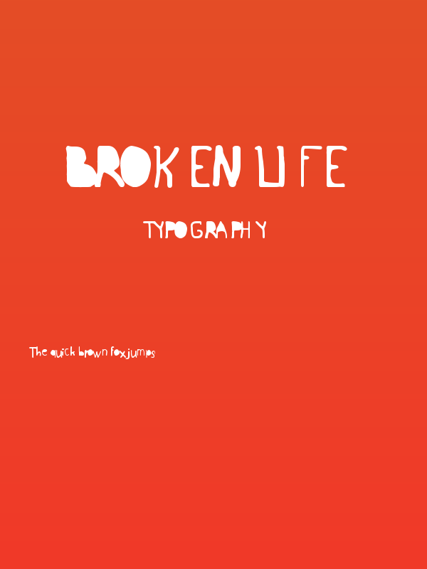 Broken life Poster
